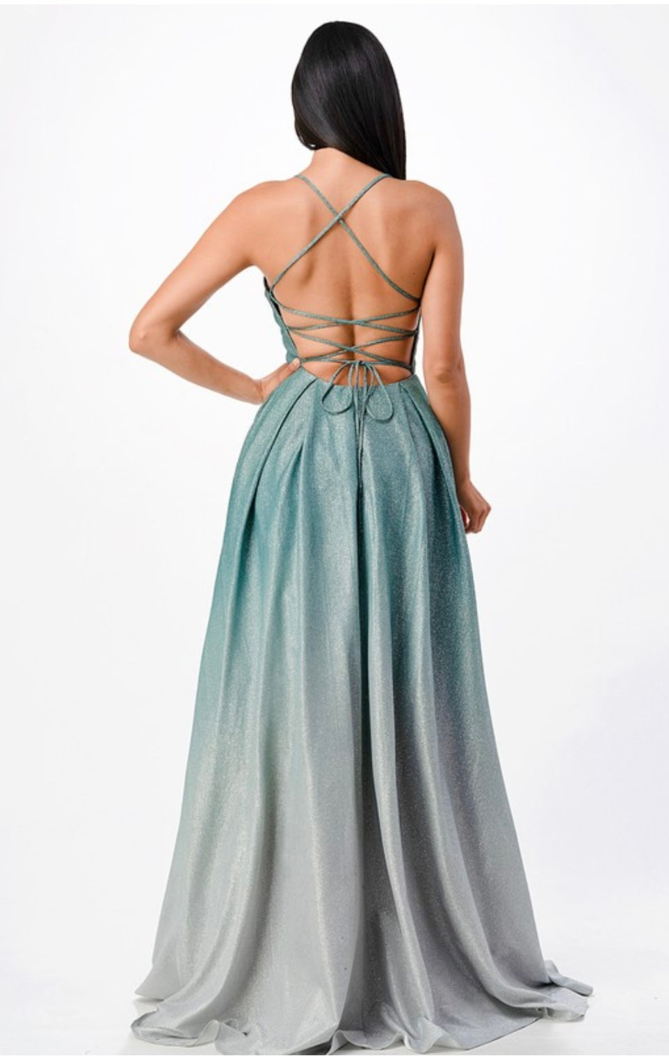 Glitter Ombre Gown
