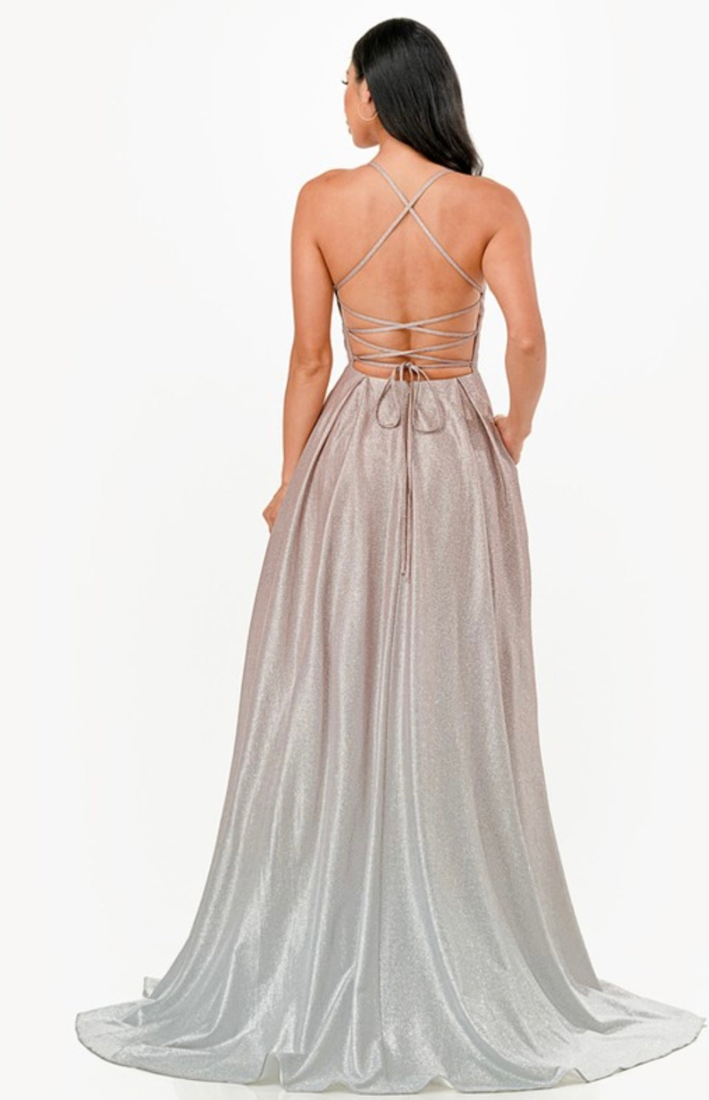 Glitter Ombre Gown