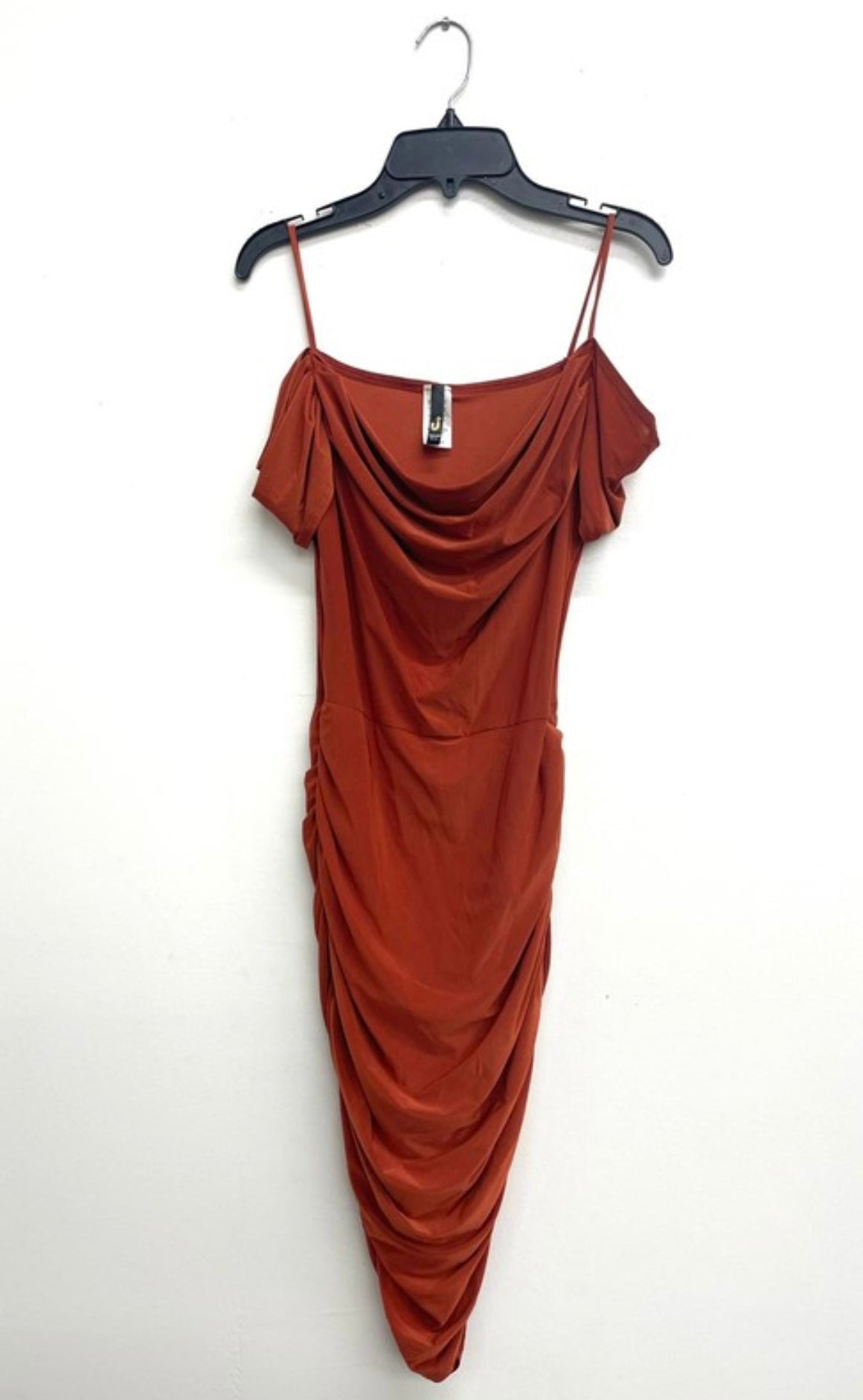 Off Shoulder Ruched Mini Dress