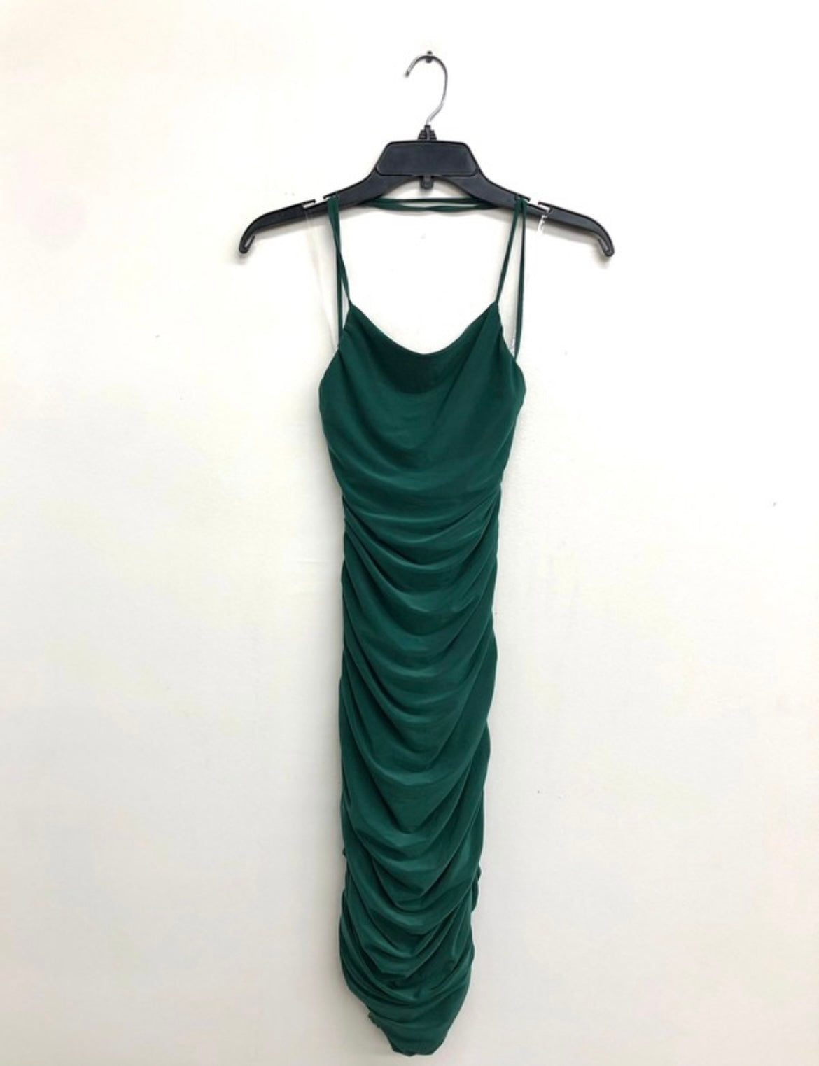Cross Back Ruched Dress
